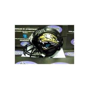   Drew autographed Jacksonville Jaguars Mini Helmet 