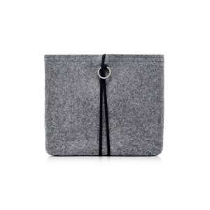   W57 0GY Handmade Felt Pouch iPad (Gray)