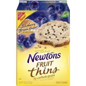 Newtons Fruit Thins Blueberry Brown Grocery & Gourmet Food