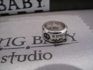 King Baby Mixed Motif Band Ring Size 9.5  