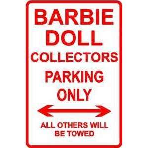  BARBIE COLLECTORS PARKING doll street sign