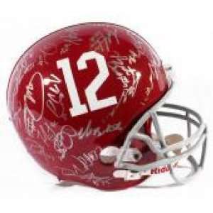 Alabama 2011 Team Signed Helmet   Autographed College Helmets  