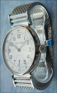GLYCINE 3814   F 104/F104   HUGE 52 mm 52mm case Swiss Made Watch 