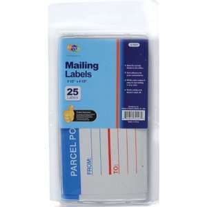  Labels Mailing 25Pc 2.5X4.5 Case Pack 72 Electronics
