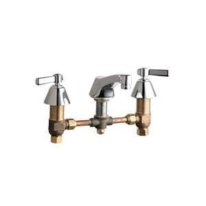 Chicago Faucets 403 369CP Chrome Manual Deck Mounted 8 