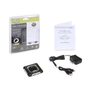  Gear Head UH7200BLK USB 2.0 Hub   7 Ports, 480Mbps, Black 