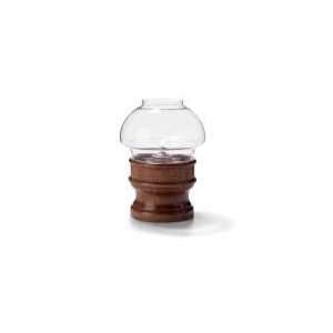  Hollowick 46C Clear Mushroom Lamp Globe 3 1/2in x 4 3/4in 