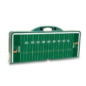  Miami Hurricanes NCAA Folding Table With Seats Everything 