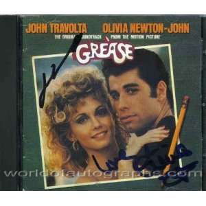  Grease Cast Cast Signed CD Cover 