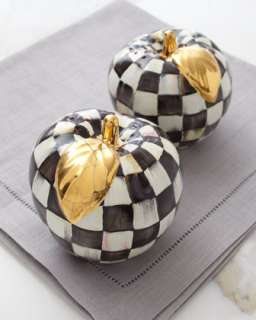 Courtly Check Apple Salt & Pepper Shakers