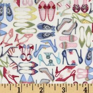 44 Wide Boutique Shoes Cream Fabric By The Yard Arts 