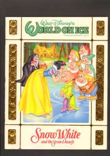   Disneys World on Ice Snow White and the Seven Dwarfs Program  