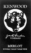 Kenwood Jack London Vineyard Merlot 2005 
