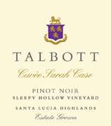 Talbott Pinot Noir Cuvee Sarah Case Sleepy Hollow Vineyard 2008 
