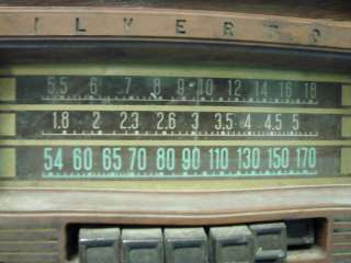 Antique Silvertone 7038 Deco Broadcast Shortwave Radio Radionet Table 