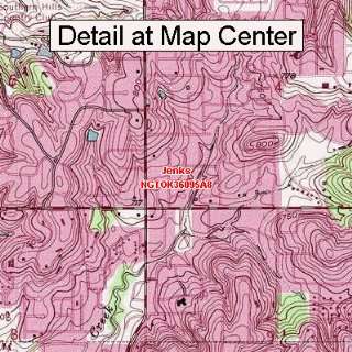   Map   Jenks, Oklahoma (Folded/Waterproof)