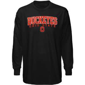  Ohio State Buckeyes Crosby Long Sleeve T Shirt   Black 