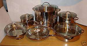 NEW Princess House Stainless Cookware Set 6599  
