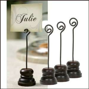  Spiral Place Card Holders, Set of 4