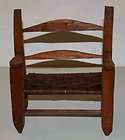 Wooden Doll love seat double wide chair