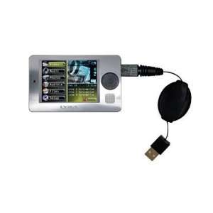  Retractable USB Cable for the RCA X3000 LYRA Media Player 
