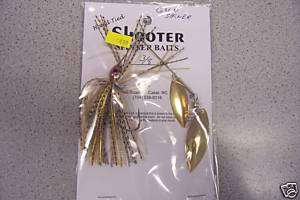 SHOOTER SPINNERBAIT 3/8OZ OR 1/2OZ     GOLD SHINER  