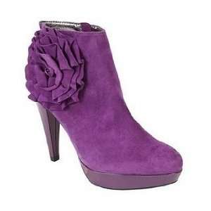  Steve Madden Peonny High heel suede leather ankle boot 