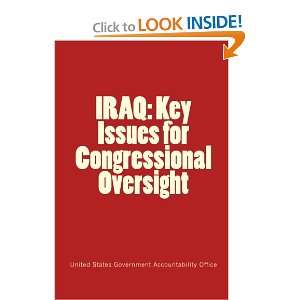  IRAQ Key Issues for Congressional Oversight 