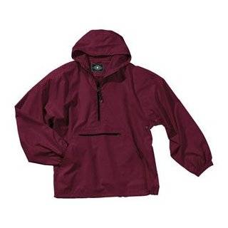  Mens Pack N Go Pullover Rain Jacket, Red Clothing