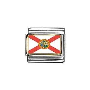  Florida State Flag Italian Charm Bracelet Link Jewelry