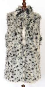   Shaelyn Faux Fur Vest L 8 10 12 UK 14 16 NWT Seen on Demi Lovato