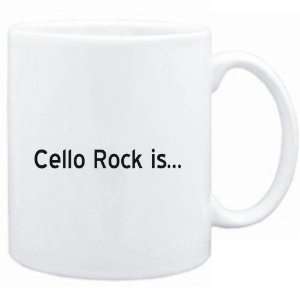 Mug White  Cello Rock IS  Music 