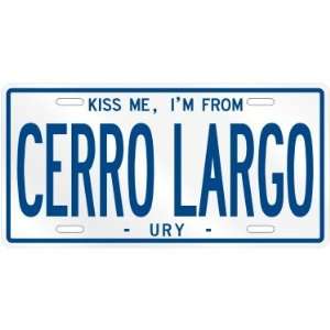   AM FROM CERRO LARGO  URUGUAY LICENSE PLATE SIGN CITY