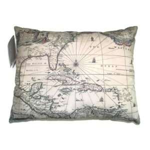 14 x 18 Pillow, Barbados Map 