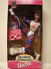 1995 OLYMPIC Gymnast Barbie w/Magic Tumbling Ring #15125 Brunette NIB