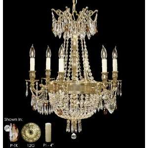 Brass and Crystal CH8141 Cast Brass Valencia Customize This Cast Brass 