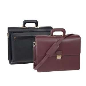 Leather Legal Briefcase Color Cordovan 