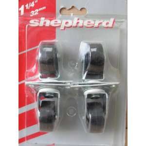  4 pack of 1 1/4 inch Caster Wheels   Load rating per 