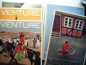 Vintage VENTURE Magazines hardcover Lot of 5 consecutive issues 1964 