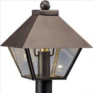   Bronze Tapered Closed Top Path Light without Arm