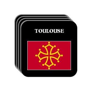  Midi Pyrenees   TOULOUSE Set of 4 Mini Mousepad Coasters 
