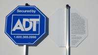 AUTHENTIC ADT HOME SECURITY ALARM SYSTEM YARD SIGN & 10 WINDOW 