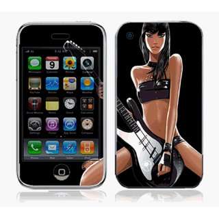 iPhone 3G Skin Decal Sticker   Guitar Girl~