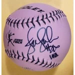   Autographed/Hand Signed Pink Team USA Softball