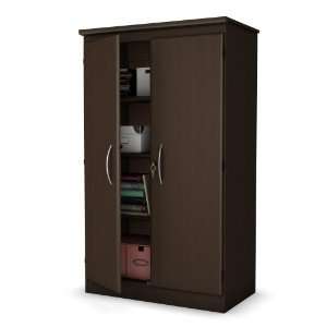 Floor Cabinet Chocolate BROWN storage 2 door  