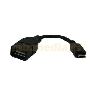 Original Micro USB male to USB female Host OTG Cable  