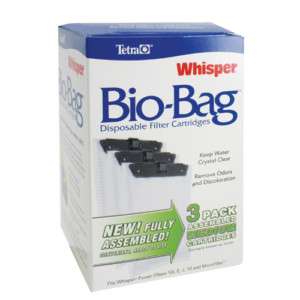 Tetra Whisper Bio Bag Cartridge Medium 3 pk Assembled  