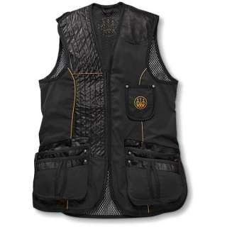 Beretta Mens Gold Premier Clays Skeet / Trap Vest Right Hand Black 