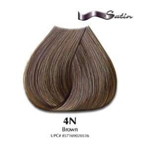  4N Brown   Satin Hair Color with Aloe Vera Base Health 