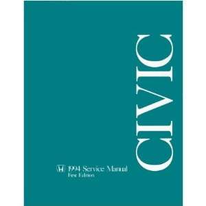  1994 HONDA CIVIC Shop Service Repair Manual Book 